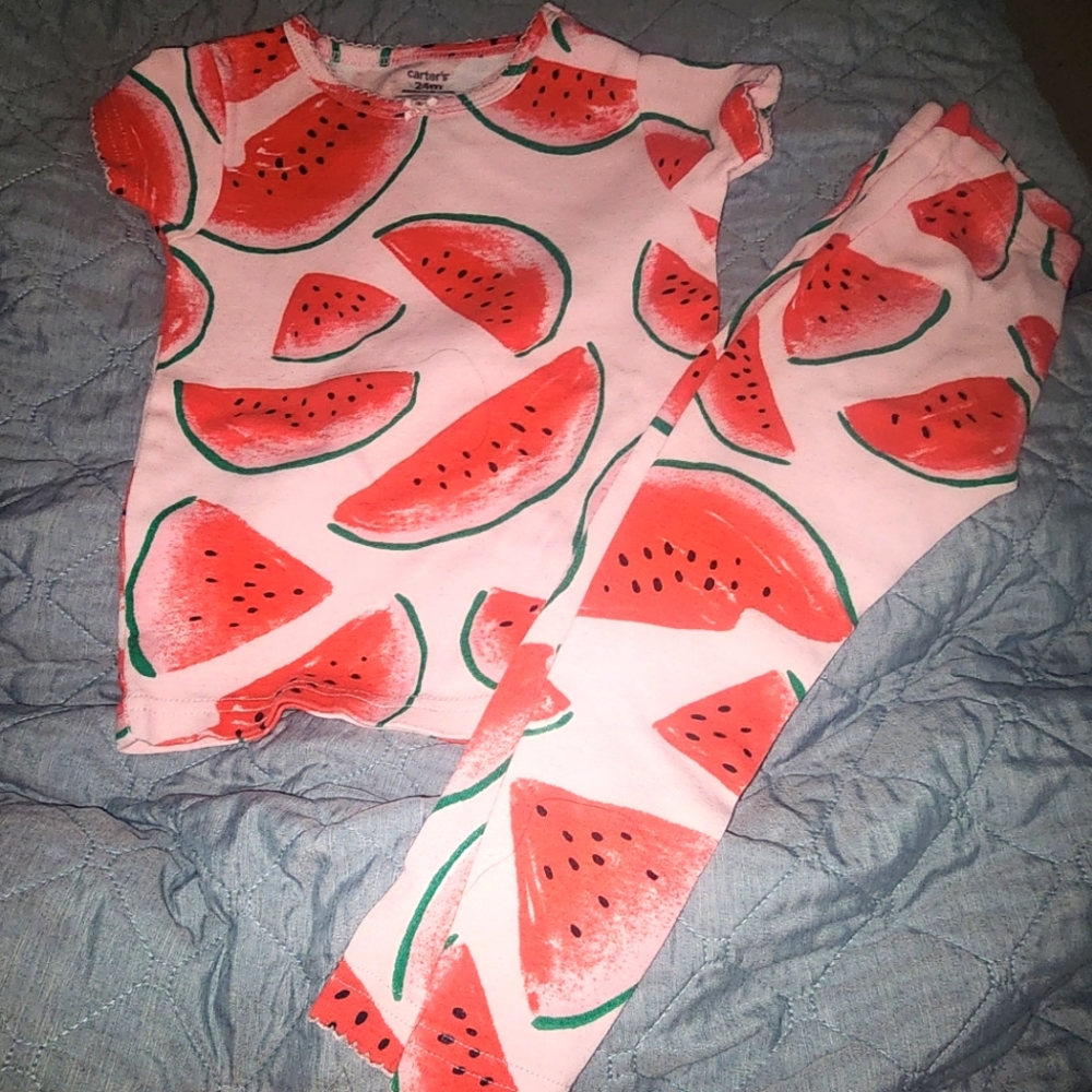 Carter's 18-24 month Watermelon Snug Fit Cotton pjs